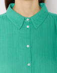 Berenice Cristifly Oversized Shirt close up front
