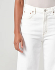 Agolde Ren Jean in White close up front