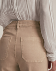 Favorite Daughter the Mischa Super High Rise Wide Leg Ankle close up back