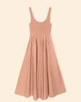 Xirena Cappuccino Florence Dress laid flat front