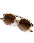 Krewe Cameron Gelato Sunglasses folded