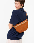 Clare V Grande Fanny Cuoio Perf on back