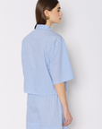 Berenice Pselin Stripe Pull on Short back