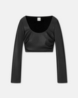 Nanushka Mylah Long Sleeve Top by itself