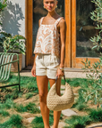 Greylin Tannia Linen Short full body