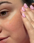 Bask SPF 40 Daily Invisible Gel Sunscreen on face