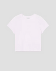 Agolde Adine Shrunken Tee in Rosewater by itself