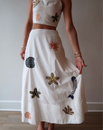 Cleobella Eden Ankle Skirt held out