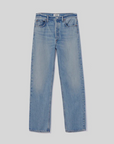 Agolde 90s Pinch Waist High Rise Straight laid flat