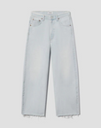 Agolde Low Curve Fray Jean laid flat