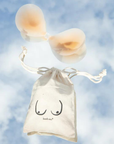 Boob-eez Silicone Stick on Bra in the clouds