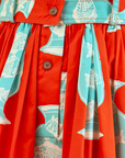 Hunter Bell Eileen Mini Dress close up pattern