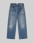 Citizens of Humanity Ayla Raw Hem Crop Jean laid flat