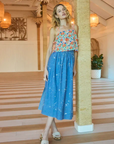 Hunter Bell Meg Print Cami Top full body front