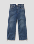 Agolde Harper Crop in Motion flat lay