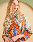 Hunter Bell Clarke Shirt closed, close up