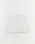 Simkhai Pippa Bubble Mini Skirt flat lay
