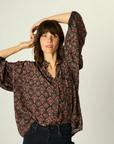 Natalie Martin Iris Long Sleeve Top front view