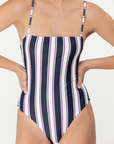 Mikoh Malta Stripe One Piece close up