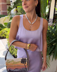 Lodi Cropped Tank Lilac