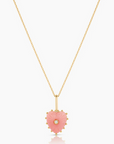 Thatch Isabel Pink Opal Charm on thin chain