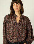 Natalie Martin Iris Long Sleeve Top front