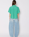 Berenice Cristifly Oversized Shirt full body back
