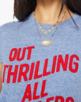 The Lil Goodie Goodie Out Thrilling All Thrillers super close up front