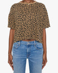 The Boxy Ringer Tee front view on model