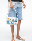 Tommy Beaded Bag Surf Babes held at side