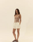 Ithaca Knit Top full body side/front
