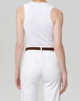 Caralyn Tank in White back