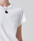 Kai Baby Tee close up shoulder