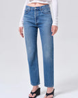 90's Pinch Waist High Rise Straight (Weightless) close up front