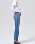 90's Pinch Waist High Rise Straight (Weightless) full body side