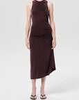 Anya Midi Dress full body front view