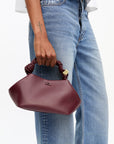 Burgundy Small Bou Bag