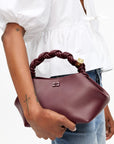 Burgundy Small Bou Bag