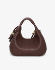 Brown Mini Hobo Bag back