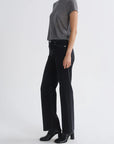 Adine Tee in Grey Heather full body front/side
