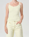 Jordan Tank in Lemon Drop front