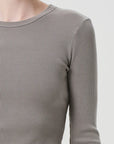Neema Tee in Drab close up