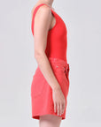 Tora Bodysuit in Vermilion side
