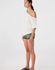 Alyia Asym Knit Tee side view