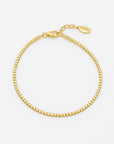 Dallas Micro Tennis Bracelet in Citrine CZ