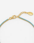 Dallas Micro Tennis Bracelet in Turquoise CZ