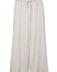 Light gray drawstring pants on a white background front view