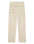 Beige pants on a white background
