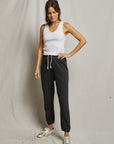 Blondie Tank White full body with sweats