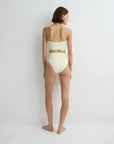 Stella Bikini Top Porcelain and Poppy Bikini Bottom Porcelain back, size 1